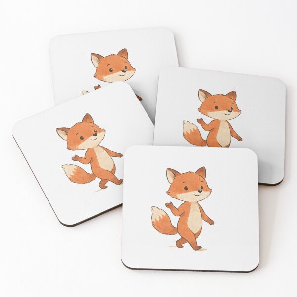Item preview, walking fox  designed and sold by 123ks.