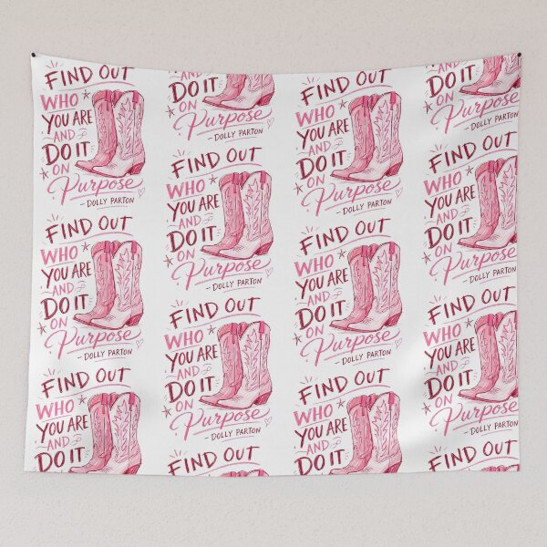 Item preview, Find Out Who You Are Dolly Parton Cowboy Boots designed and sold by ostenlee.