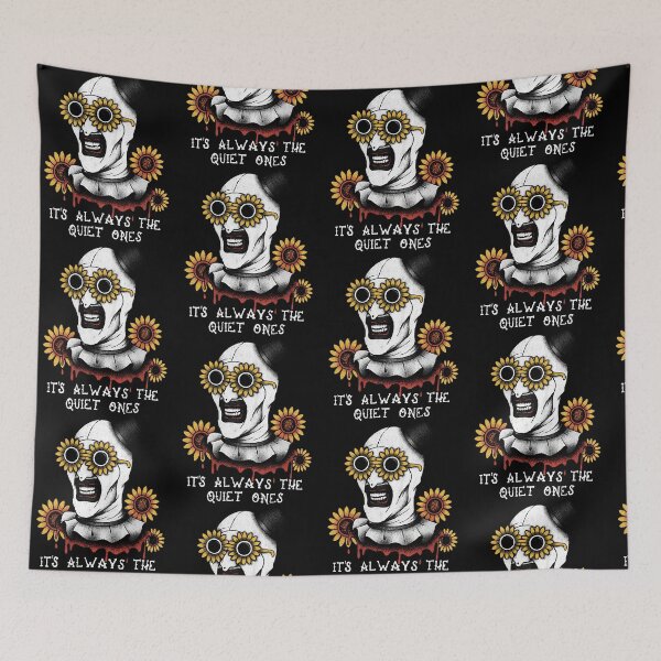 Item preview, It's Always the Quiet Ones Zombie Sunflower Horror designed and sold by ViniBall.