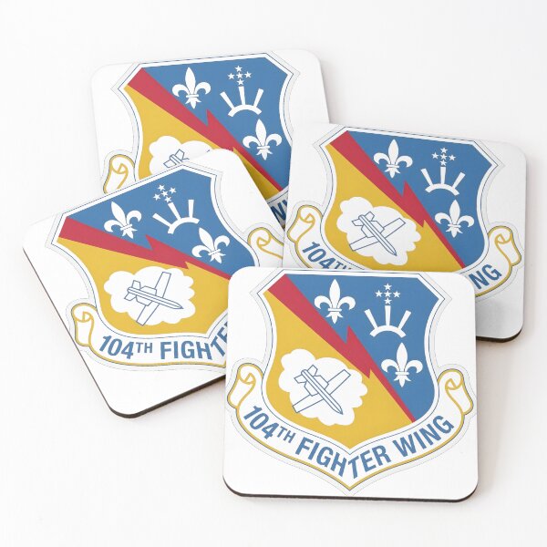 Item preview, USAF 104th Fighter Wing Shield Patch    designed and sold by CharlieDesings.
