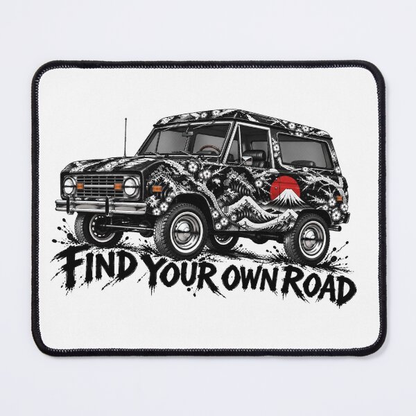 Item preview, Find Your Own Road – Japanese Art 4x4 designed and sold by KASUMINK.
