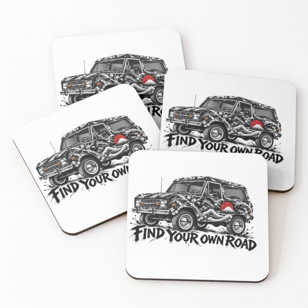 Item preview, Find Your Own Road – Japanese Art 4x4 designed and sold by KASUMINK.