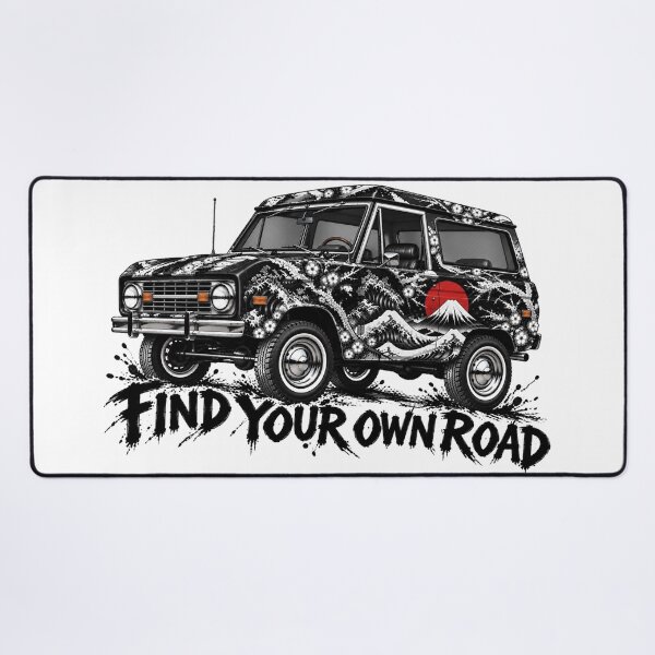 Item preview, Find Your Own Road – Japanese Art 4x4 designed and sold by KASUMINK.