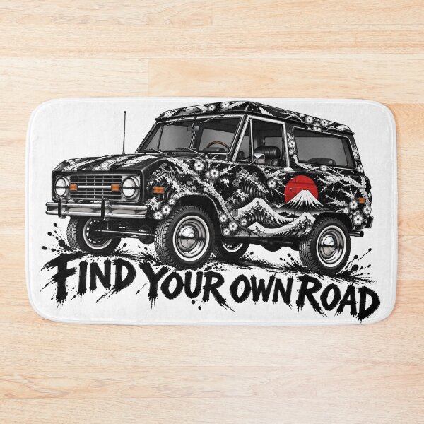Item preview, Find Your Own Road – Japanese Art 4x4 designed and sold by KASUMINK.