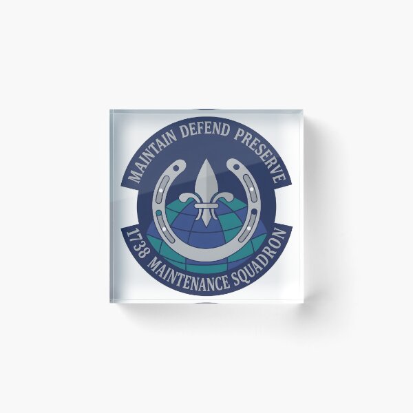 Item preview, USAF 1738th Maintenance Squadron Maintain Defend Preserve Patch    designed and sold by CharlieDesings.