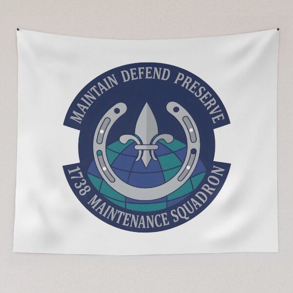 Item preview, USAF 1738th Maintenance Squadron Maintain Defend Preserve Patch    designed and sold by CharlieDesings.