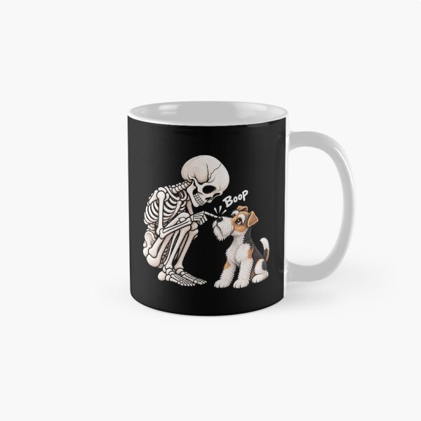 Item preview, Funny Skeleton Wire Fox Terrier Dog Boop Halloween Design Mom Dad designed and sold by rafaeltto.