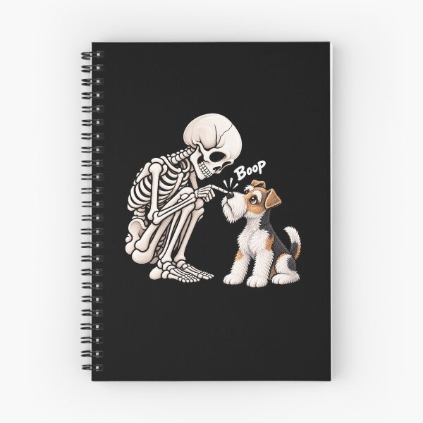 Item preview, Funny Skeleton Wire Fox Terrier Dog Boop Halloween Design Mom Dad designed and sold by rafaeltto.