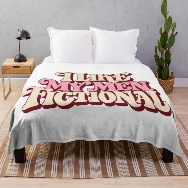Item preview, I Like My Men Fictional - Book Lover designed and sold by mmromance.