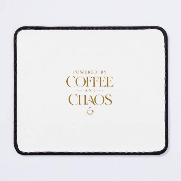 Item preview, Powered by Coffee and Chaos designed and sold by Papillon Studio.