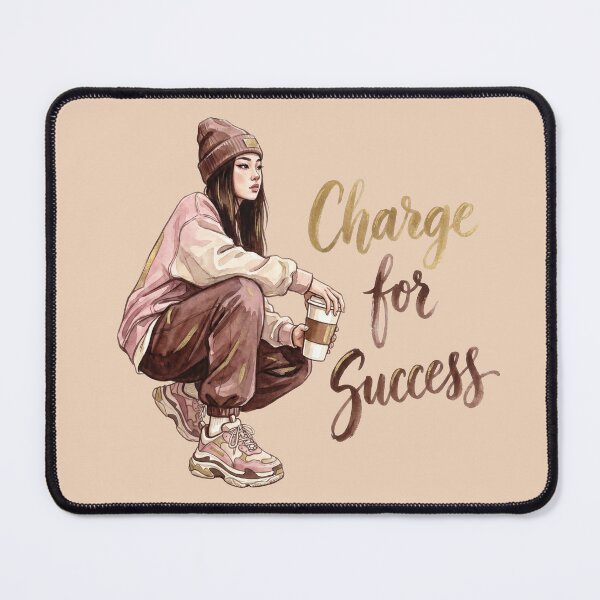 Item preview, Morning. Coffee. Sticker: "Charge for Success" designed and sold by BoomPoster.