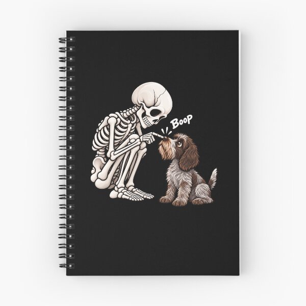 Item preview, Funny Skeleton Wirehaired Pointing Griffon Dog Boop Halloween Design Mom Dad designed and sold by rafaeltto.