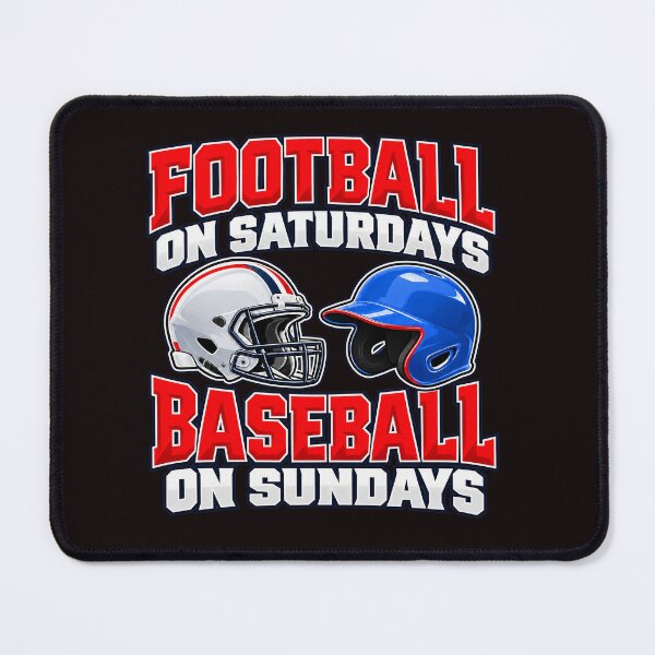 Item preview, Football On Saturdays Baseball On Sundays Sports Fan Graphic designed and sold by YAWO-PAE.