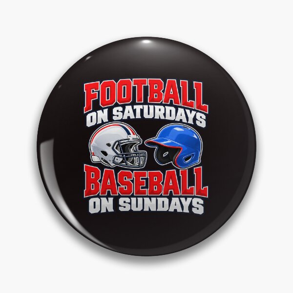 Item preview, Football On Saturdays Baseball On Sundays Sports Fan Graphic designed and sold by YAWO-PAE.