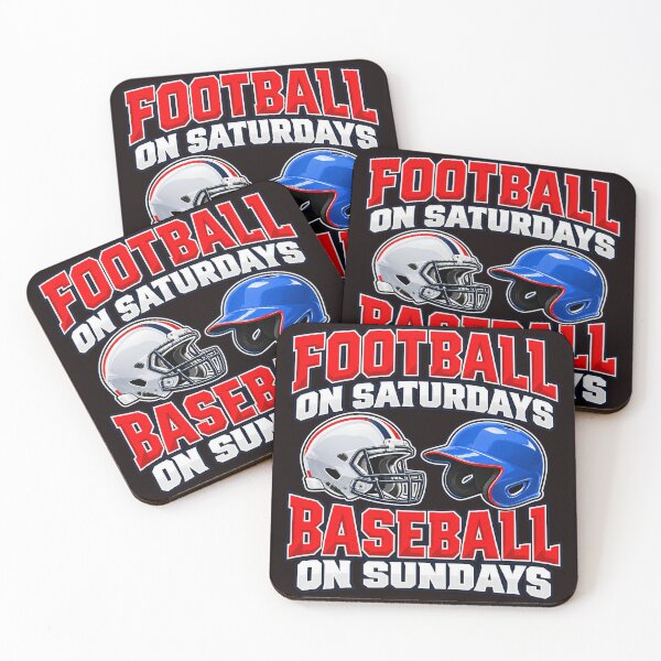 Item preview, Football On Saturdays Baseball On Sundays Sports Fan Graphic designed and sold by YAWO-PAE.