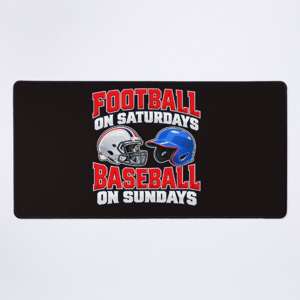 Item preview, Football On Saturdays Baseball On Sundays Sports Fan Graphic designed and sold by YAWO-PAE.
