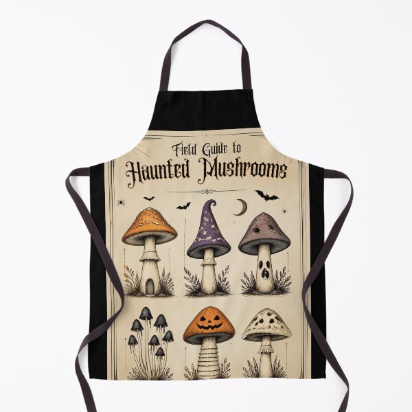 Item preview, Field Guide to Haunted Mushrooms – Spooky Mushroom Halloween Design designed and sold by AceEye.
