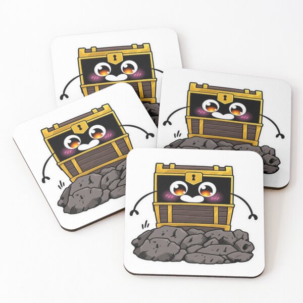 Item preview, Cute Treasure Chest Sticker – Fantasy Adventure Cartoon designed and sold by MeowLoka ⭐⭐⭐⭐.