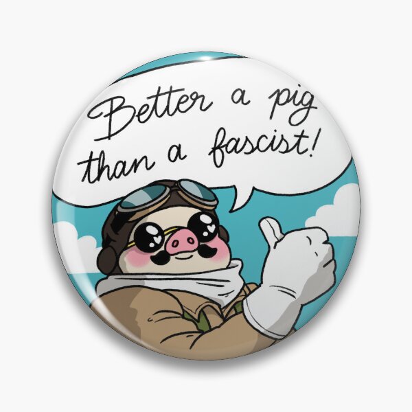 Item preview, Better a pig than a fascist designed and sold by crisbubastis.