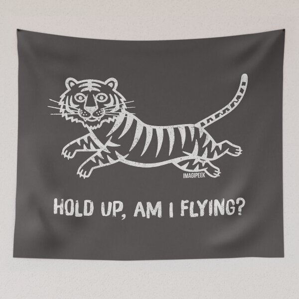 Item preview, Japanese Tiger - Hold Up Am I Flying (Dark Edition) designed and sold by IMAGIPEEK.