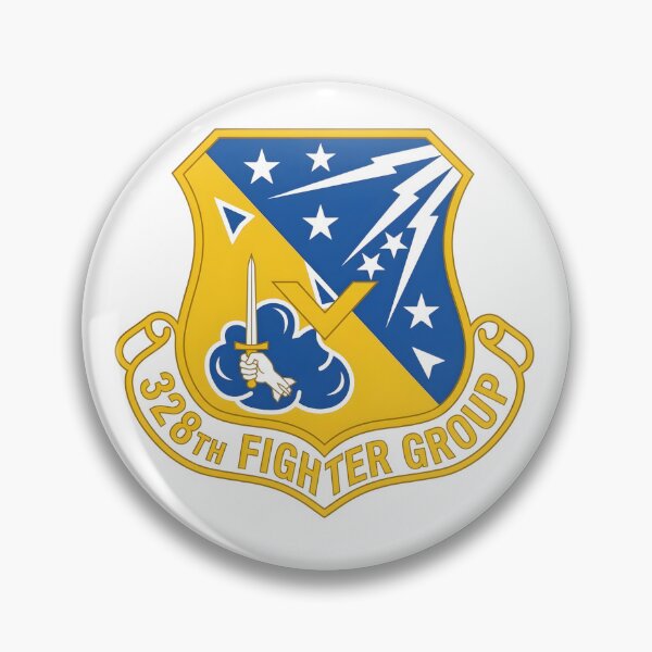Item preview, USAF 328th Fighter Group Shield Patch designed and sold by CharlieDesings.