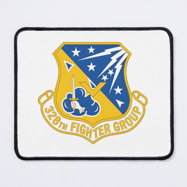 Item preview, USAF 328th Fighter Group Shield Patch designed and sold by CharlieDesings.