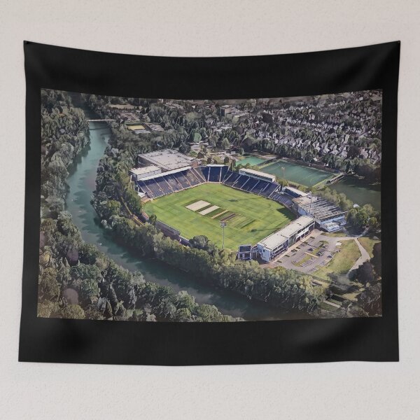 Item preview, Sophia Gardens Cricket Stadium, Cardiff designed and sold by ArtworkNorth.