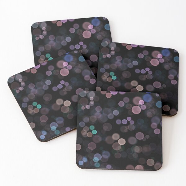 Item preview, Moody Bokeh Lights Abstract Texture in Mauve & Night Sky designed and sold by GemniShop.