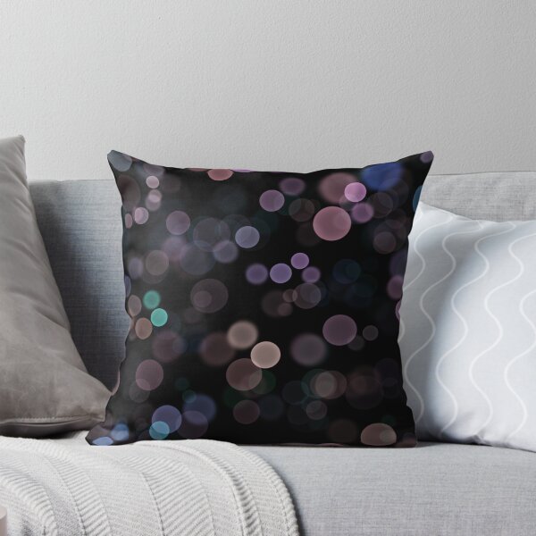 Item preview, Moody Bokeh Lights Abstract Texture in Mauve & Night Sky designed and sold by GemniShop.