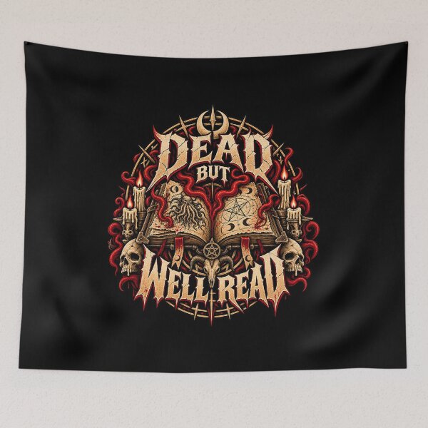 Item preview, Dead But Well Read Necronomicon designed and sold by Pandaburba.