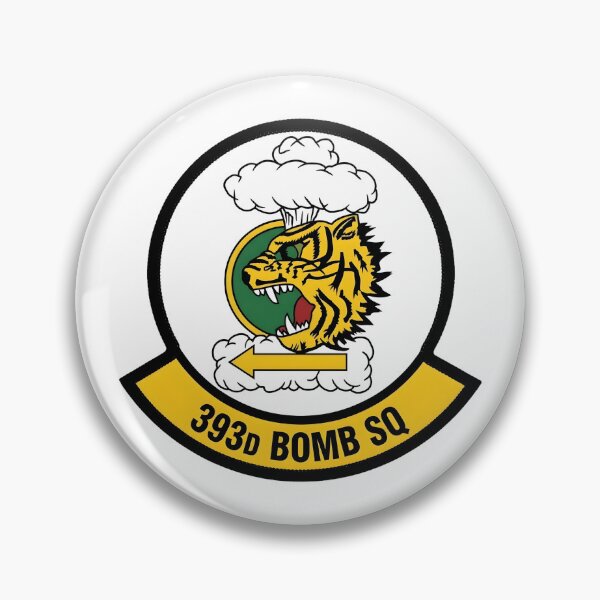 Item preview, USAF 393d Bomb Squadron Tiger Mushroom Cloud Patch designed and sold by CharlieDesings.