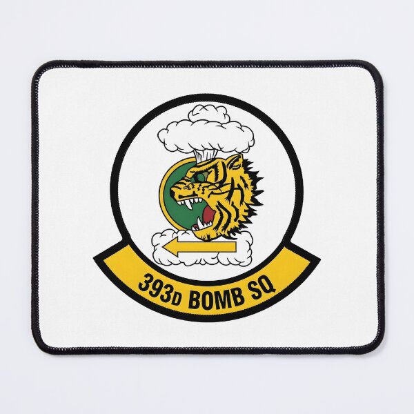 Item preview, USAF 393d Bomb Squadron Tiger Mushroom Cloud Patch designed and sold by CharlieDesings.