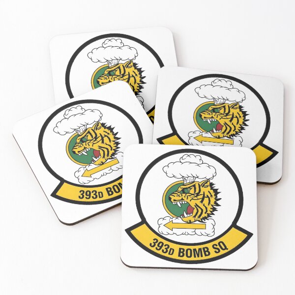 Item preview, USAF 393d Bomb Squadron Tiger Mushroom Cloud Patch designed and sold by CharlieDesings.