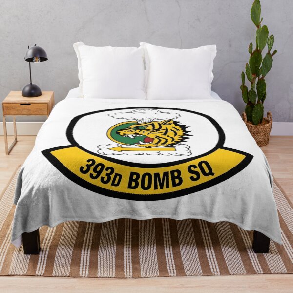 Item preview, USAF 393d Bomb Squadron Tiger Mushroom Cloud Patch designed and sold by CharlieDesings.
