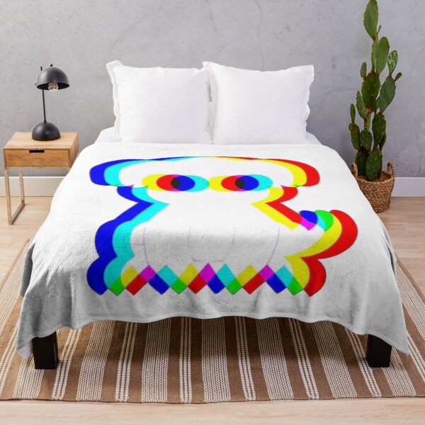 Item preview, Cute Ghost Dog Glitch RGB Effect designed and sold by ThePrintArt.