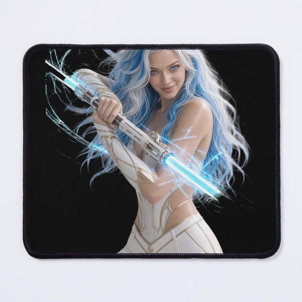 Item preview, Cyber Jedi Master tip2 Guardian Girl Beautiful Sci-Fi Art designed and sold by EvolutionMerch.