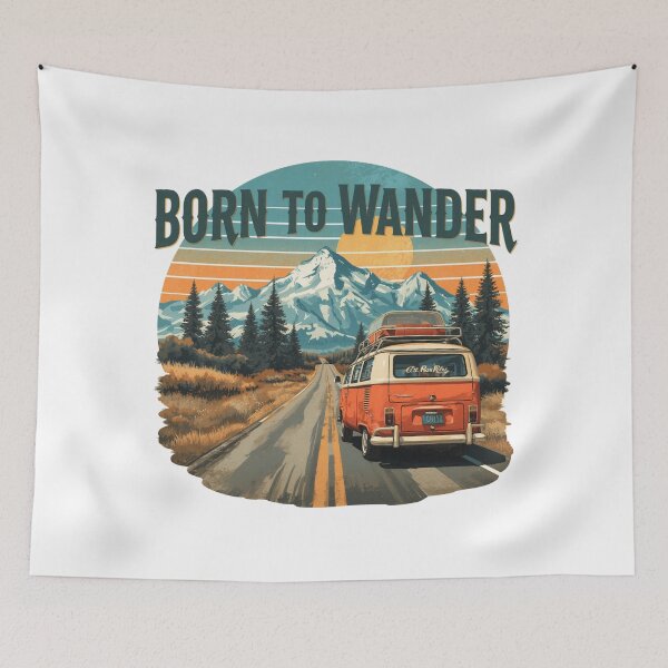 Item preview, Born to Wander designed and sold by catcurio.
