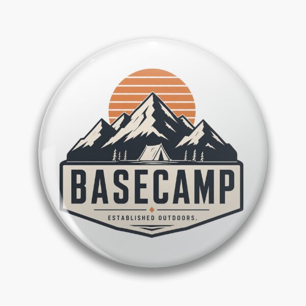 Item preview, Basecamp Outdoor Adventure Camping T-Shirt designed and sold by rsuniquestyle.