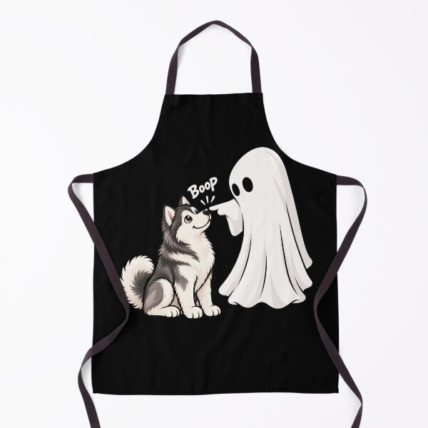 Item preview, Funny Ghost Alaskan Malamute Dog Boop Halloween Design Mom Dad designed and sold by rafaeltto.
