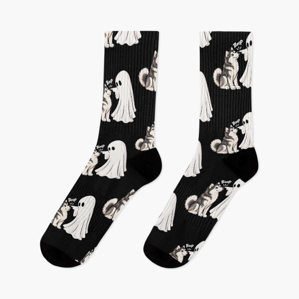 Item preview, Funny Ghost Alaskan Malamute Dog Boop Halloween Design Mom Dad designed and sold by rafaeltto.
