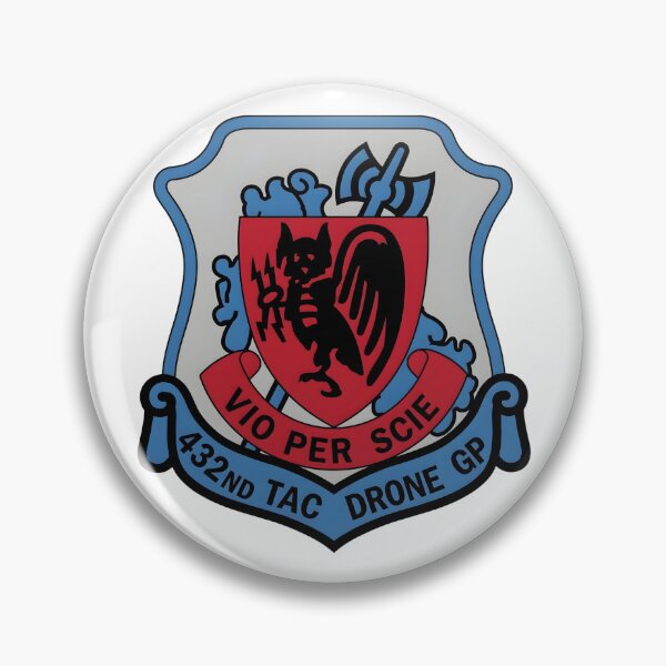 Item preview, USAF 432nd Tactical Drone Group Shield Patch    designed and sold by CharlieDesings.