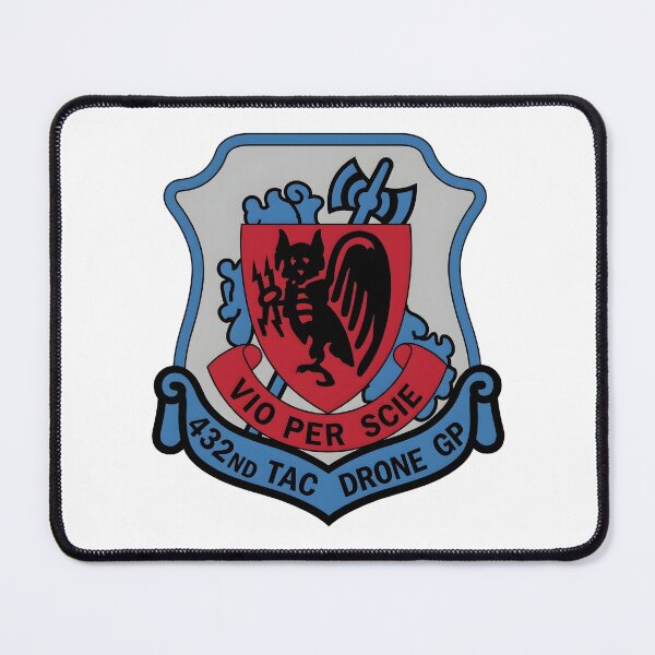 Item preview, USAF 432nd Tactical Drone Group Shield Patch designed and sold by CharlieDesings.