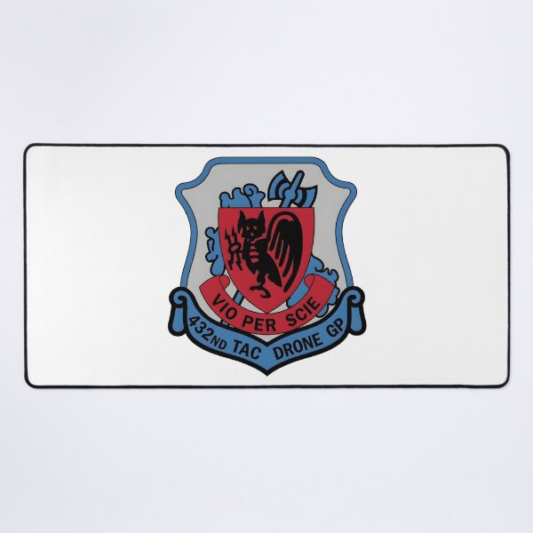 Item preview, USAF 432nd Tactical Drone Group Shield Patch designed and sold by CharlieDesings.