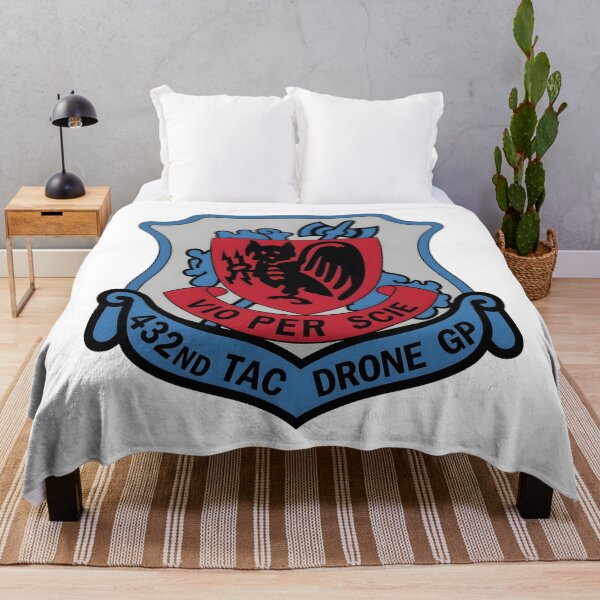 Item preview, USAF 432nd Tactical Drone Group Shield Patch    designed and sold by CharlieDesings.
