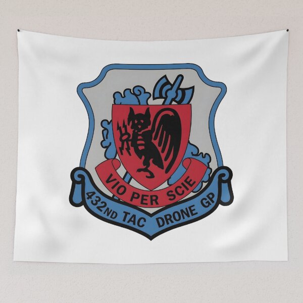 Item preview, USAF 432nd Tactical Drone Group Shield Patch    designed and sold by CharlieDesings.