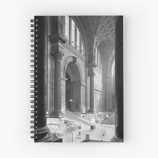 Item preview, Penn Station, NY Waiting Room from Northwest 370 Seventh Avenue entrance interior black and white photograph designed and sold by Astrid Arkhangelsky.