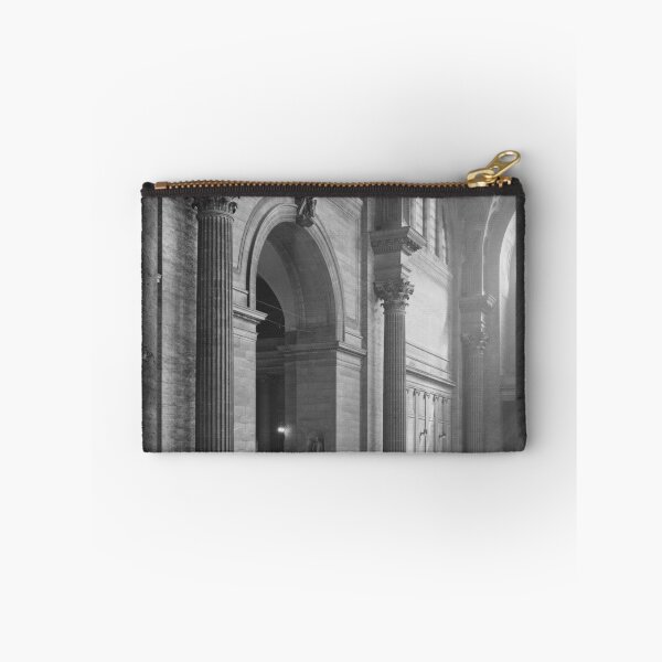 Item preview, Penn Station, NY Waiting Room from Northwest 370 Seventh Avenue entrance interior black and white photograph designed and sold by Astrid Arkhangelsky.