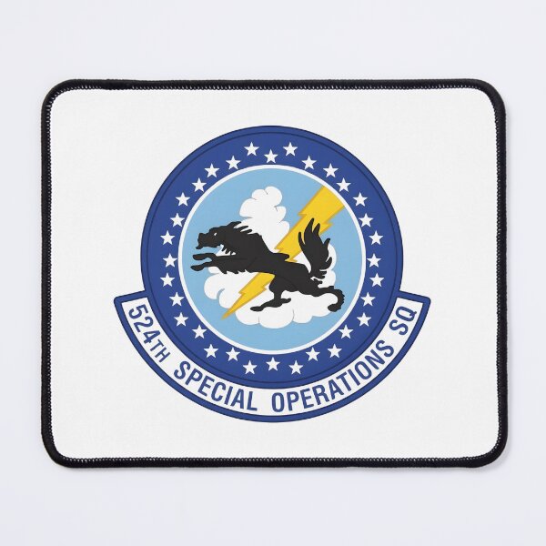 Item preview, USAF 524th Special Operations Squadron Black Dog Patch designed and sold by CharlieDesings.