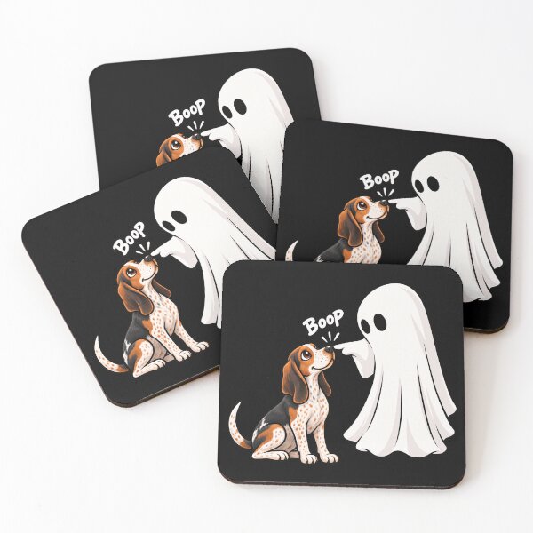 Item preview, Funny Ghost American English Coonhound Dog Boop Halloween Design Mom Dad designed and sold by rafaeltto.