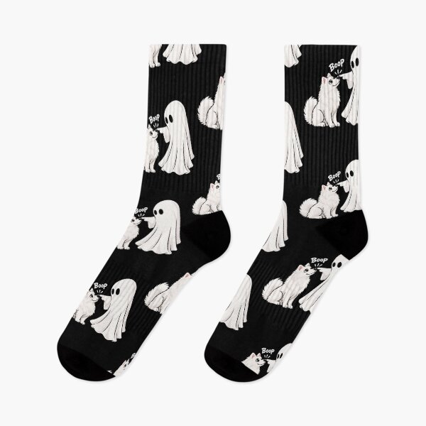Item preview, Funny Ghost American Eskimo Dog Boop Halloween Design Mom Dad designed and sold by rafaeltto.